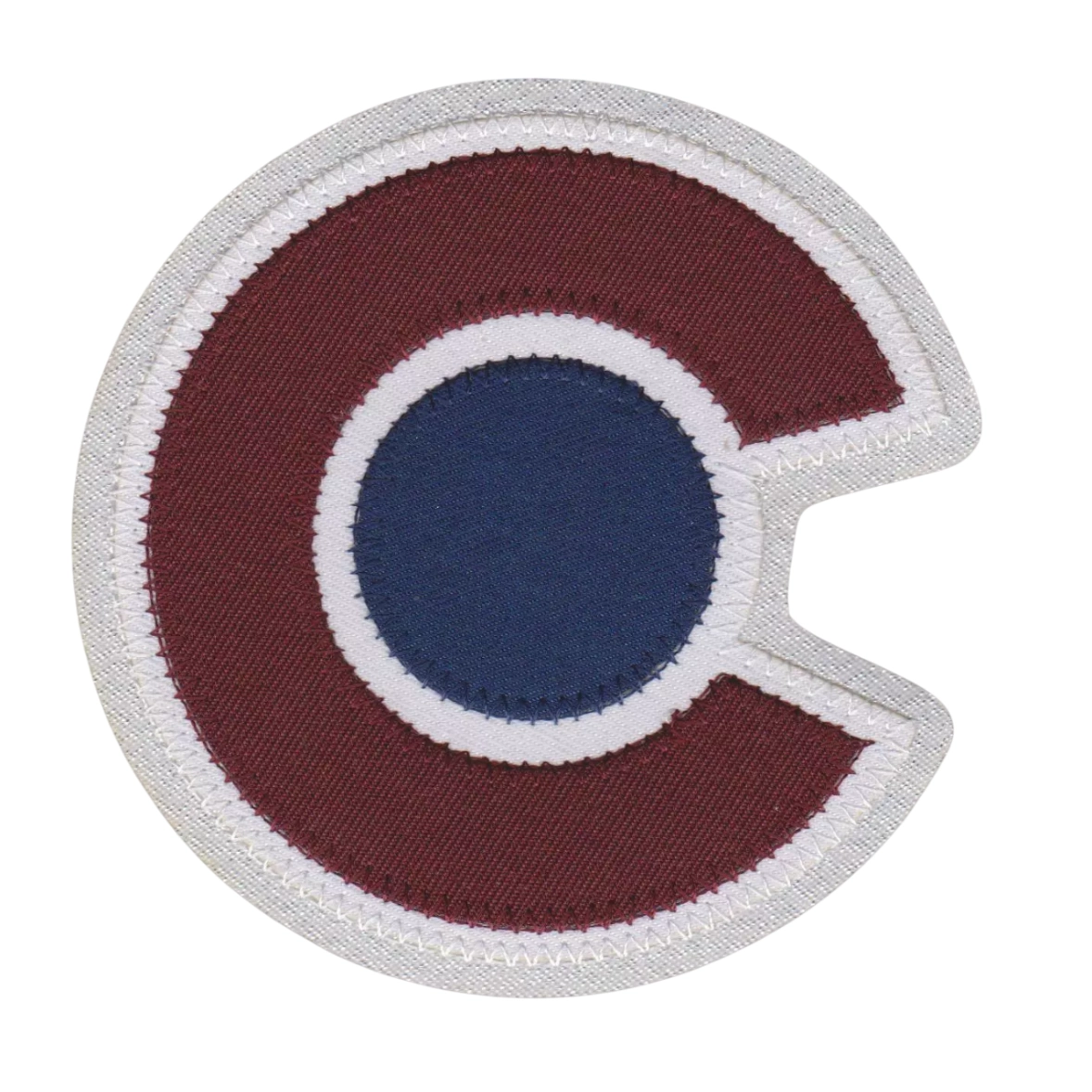 Colorado avalanche c logo embroidered patch