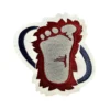 Colorado avalanche foot logo embroidered patch