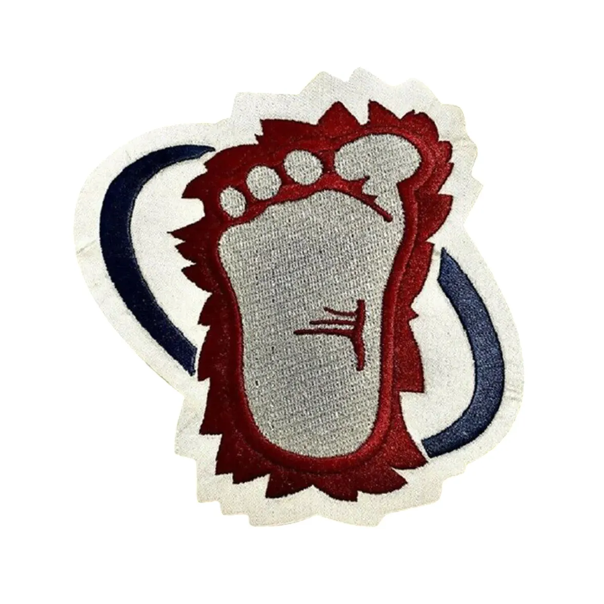 Colorado avalanche foot logo embroidered patch