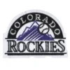 Colorado rockies team sleeve black embroidery iron on patch
