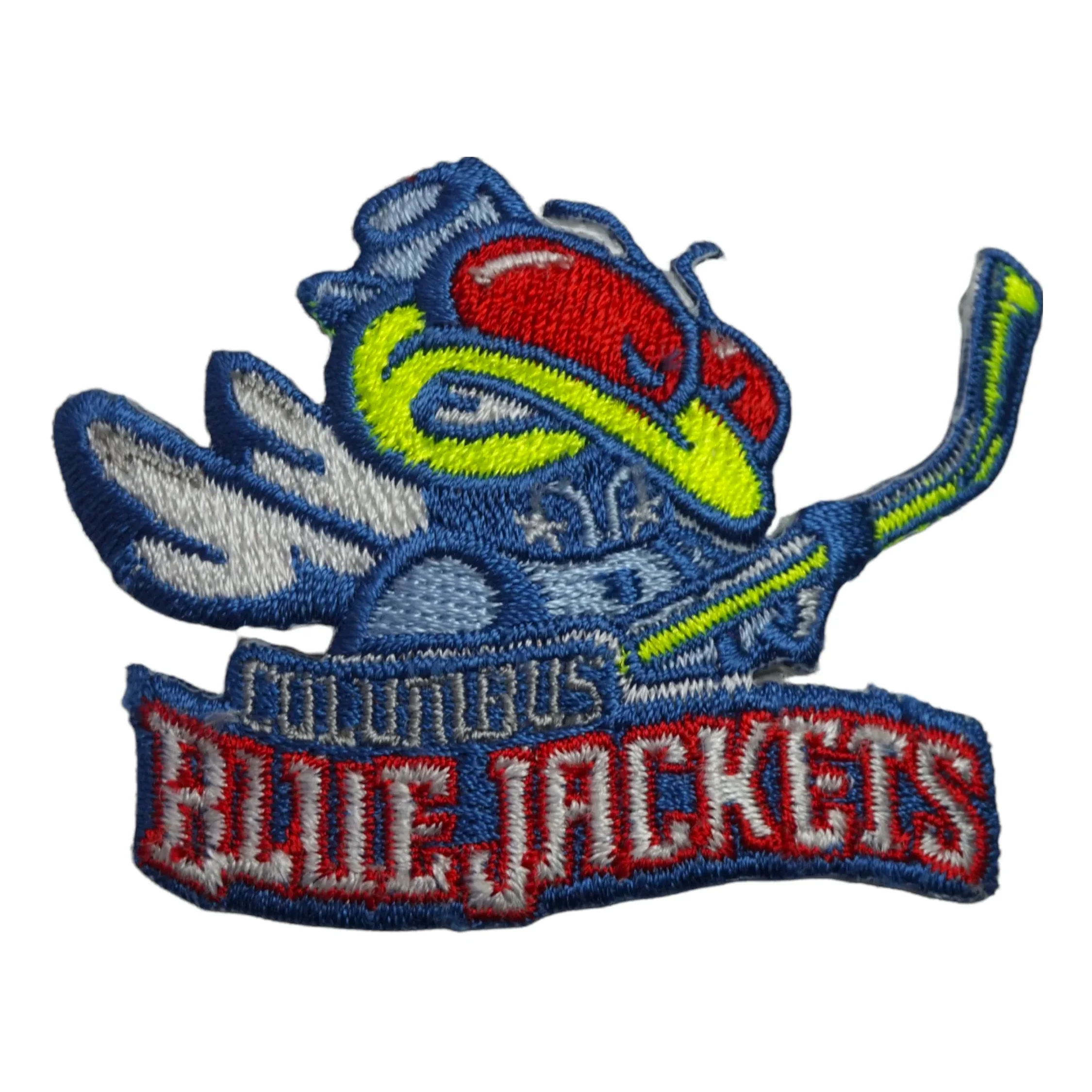 Columbus blue jackets mascot hockey patch