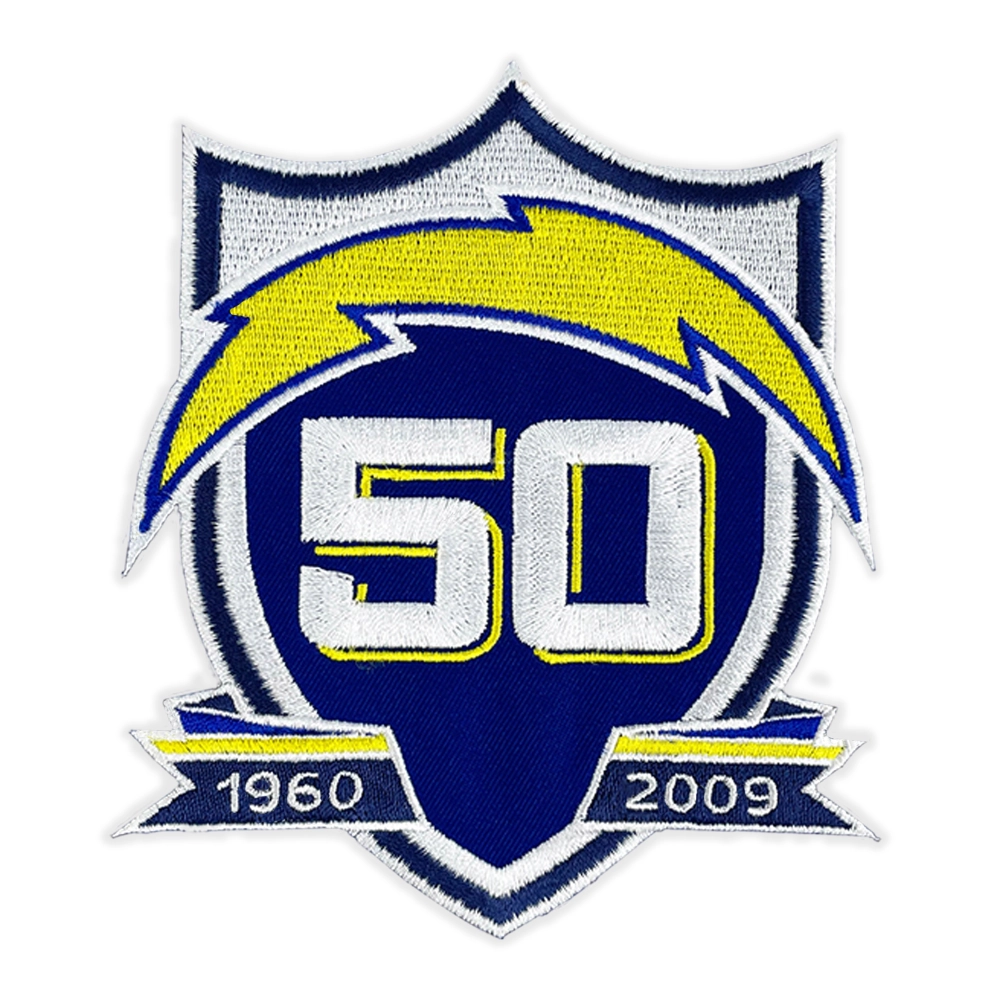 San Diego Chargers 50th Anniversary Patch
