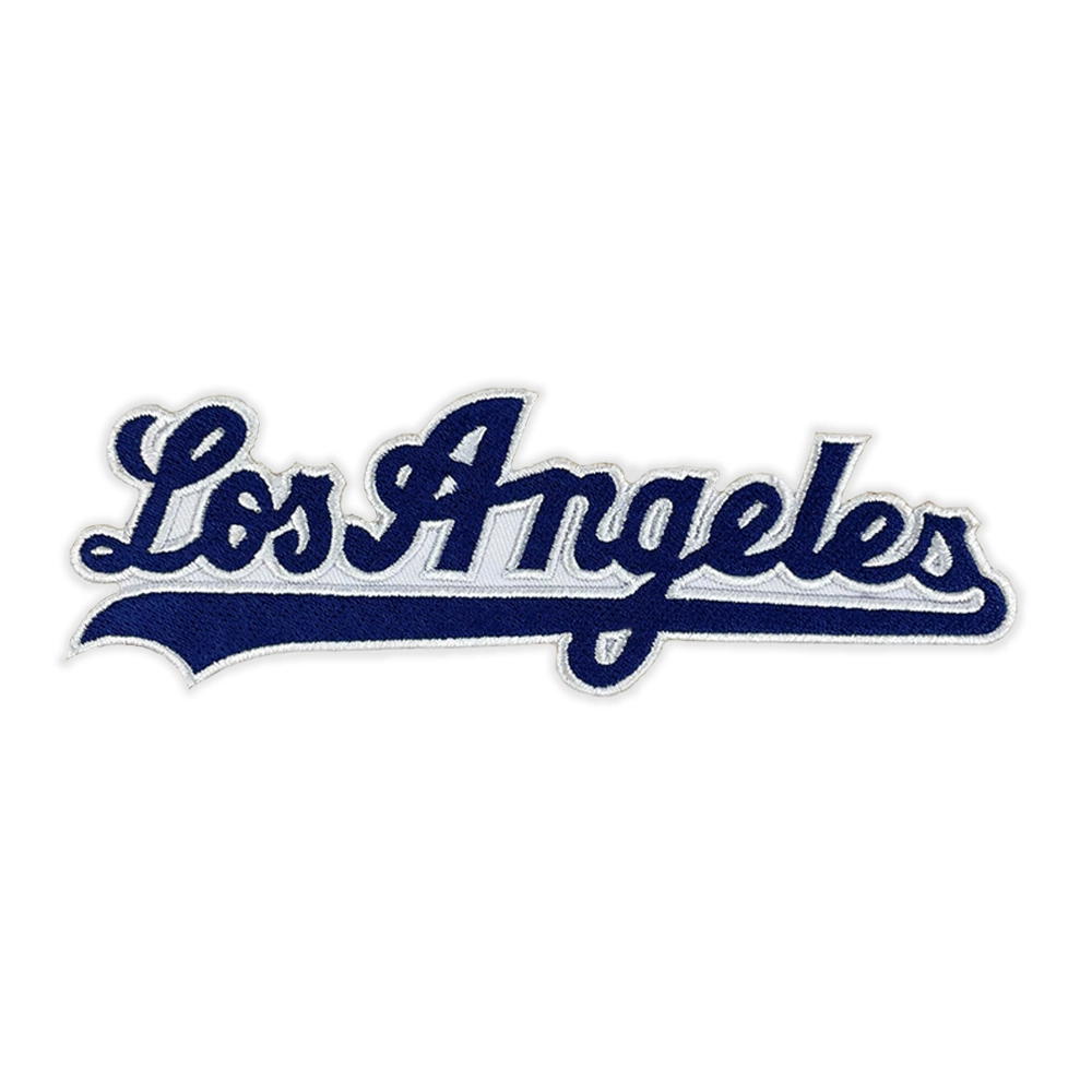 Los Angeles Dodgers Navy Script Patch