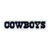 Dallas Cowboys Black Wordmark Patch