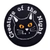 Creature of the night embroidered patch