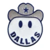 Dallas Cowboys Smiley Face Cowboy Hat Patch