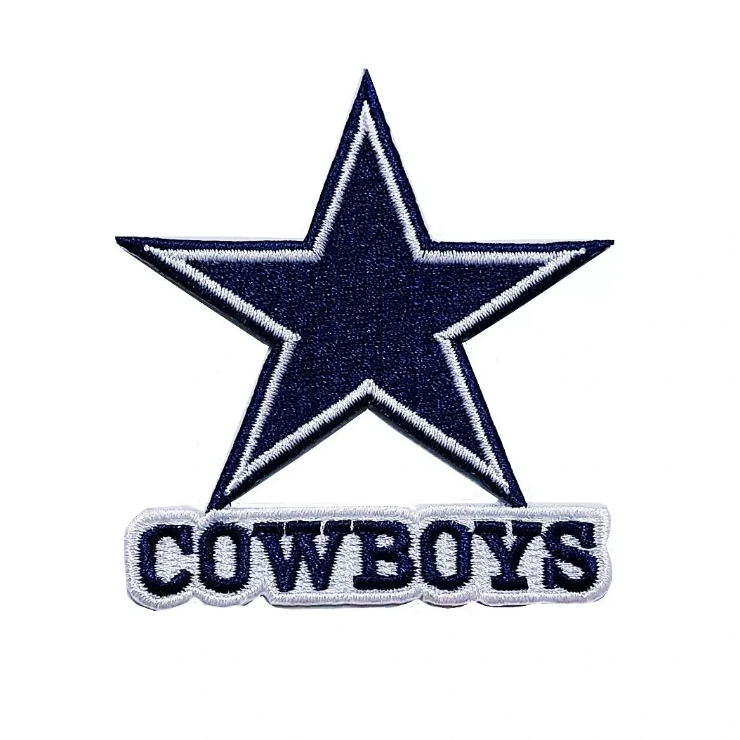 Dallas cowboys star embroidered patch