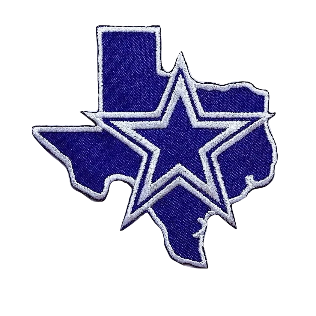 Dallas Cowboys Texas state star patch