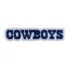 Dallas Cowboys Blue Cowboys Script Patch