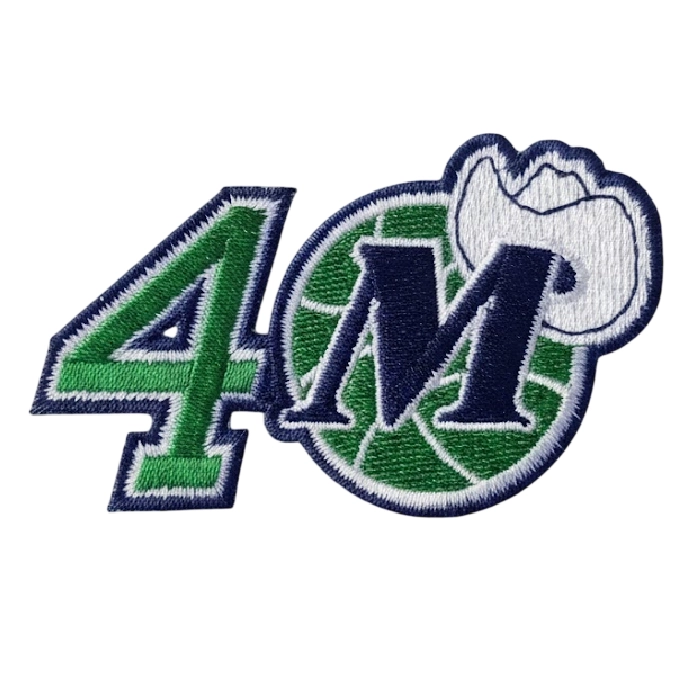 Dallas Mavericks 40th Anniversary Logo Patch