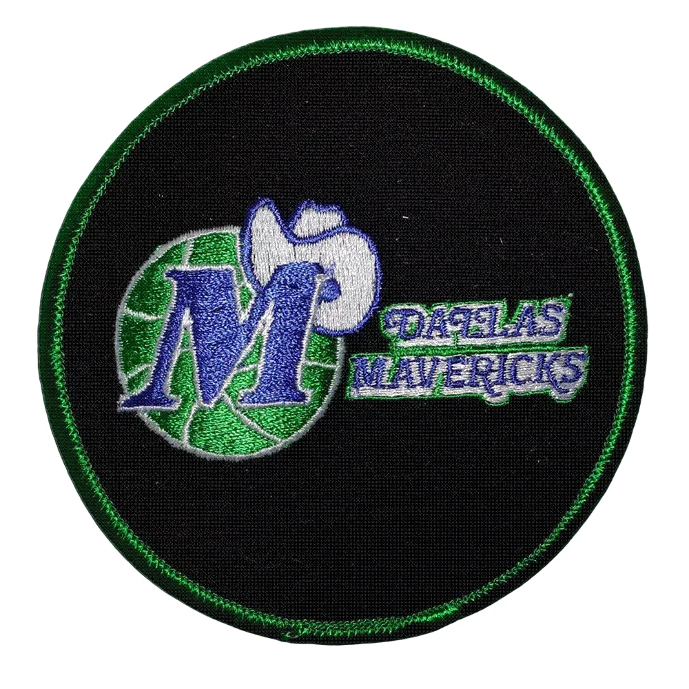 Dallas mavericks retro logo embroidered patch