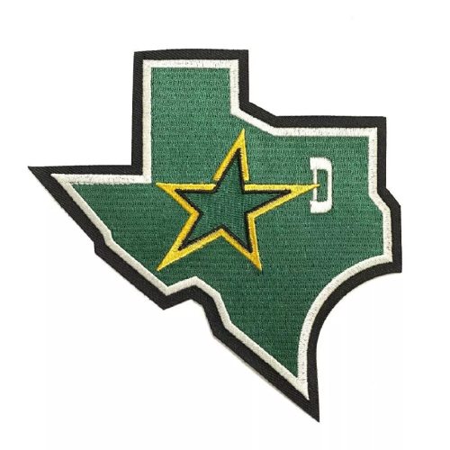 Dallas Stars Texas State Shape Patch