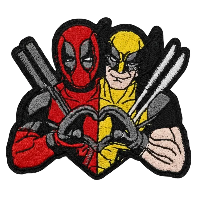 Deadpool and Wolverine Best Friends Patch