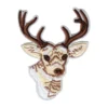 Buck Deer Head Brown Patch