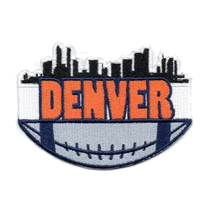 Denver broncos city of denver embroidered patch