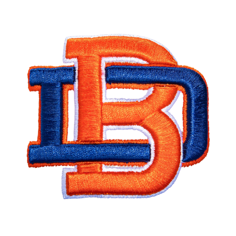 Denver broncos db monogram embroidered patch