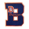 Denver Broncos vintage "B" letter patch