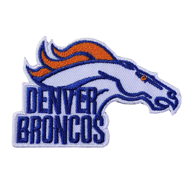 Denver broncos primary logo embroidered patch