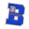 Denver Broncos Vintage Letter B Patch