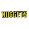 Denver nuggets black border wordmark patch
