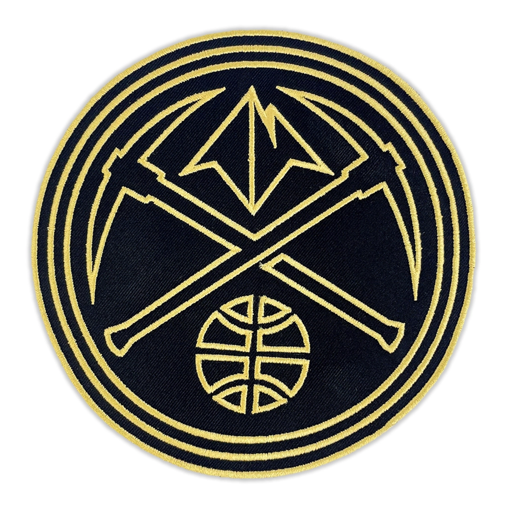Denver Nuggets Crossed Pickaxes Logo Patch