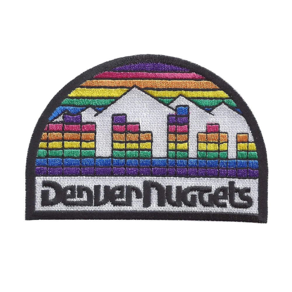 Denver Nuggets Rainbow Skyline logo patch