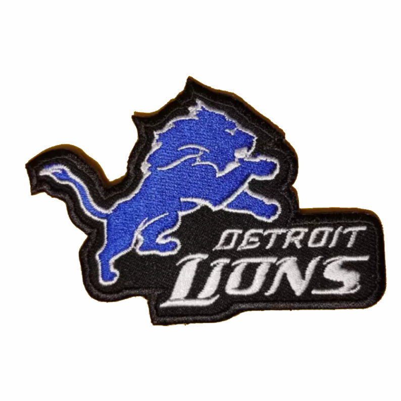 Detroit Lions leaping lion patch