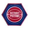 Detroit Pistons hexagonal logo patch