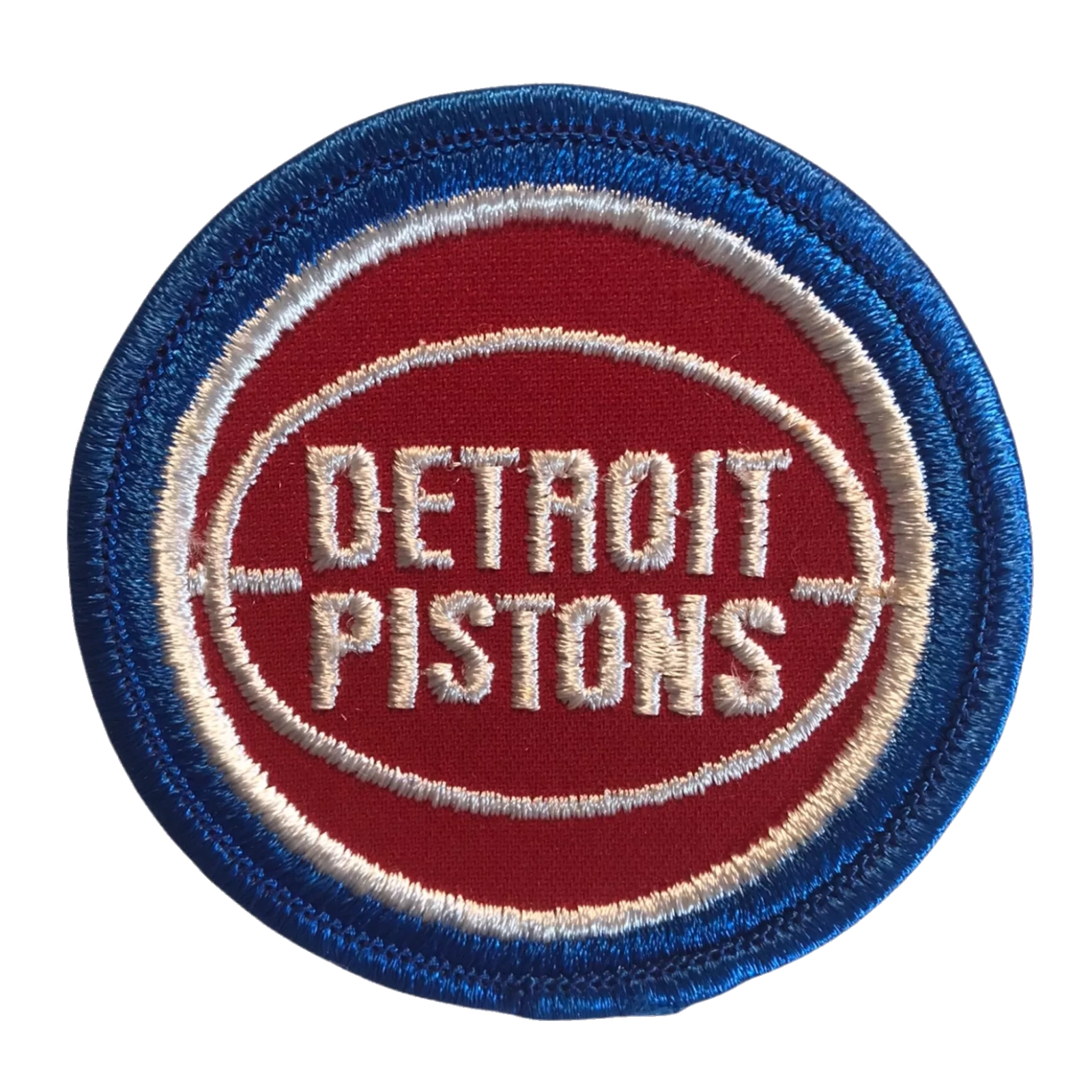 Detroit pistons 1985 era round logo patch