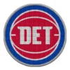 Detroit Pistons Basketball DET Logo Patch