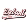 Detroit Red Wings 3D Script Red/Black Patch