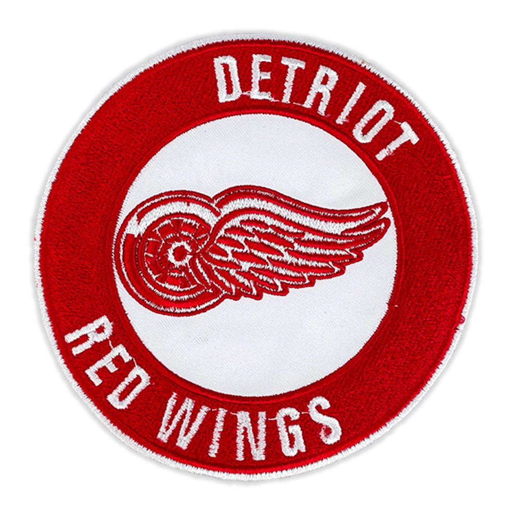 Detroit red wings round logo patch