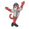 Detroit Tigers Paws Mascot Action Pose Patch