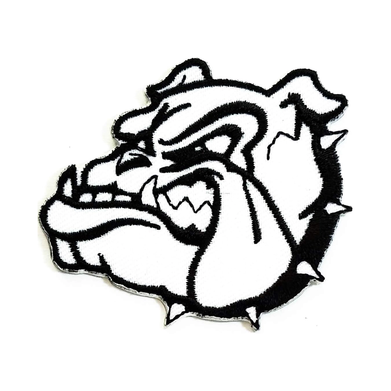 Bulldog Head Tough Mascot Patch