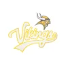 Minnesota Vikings Script Mascot Patch