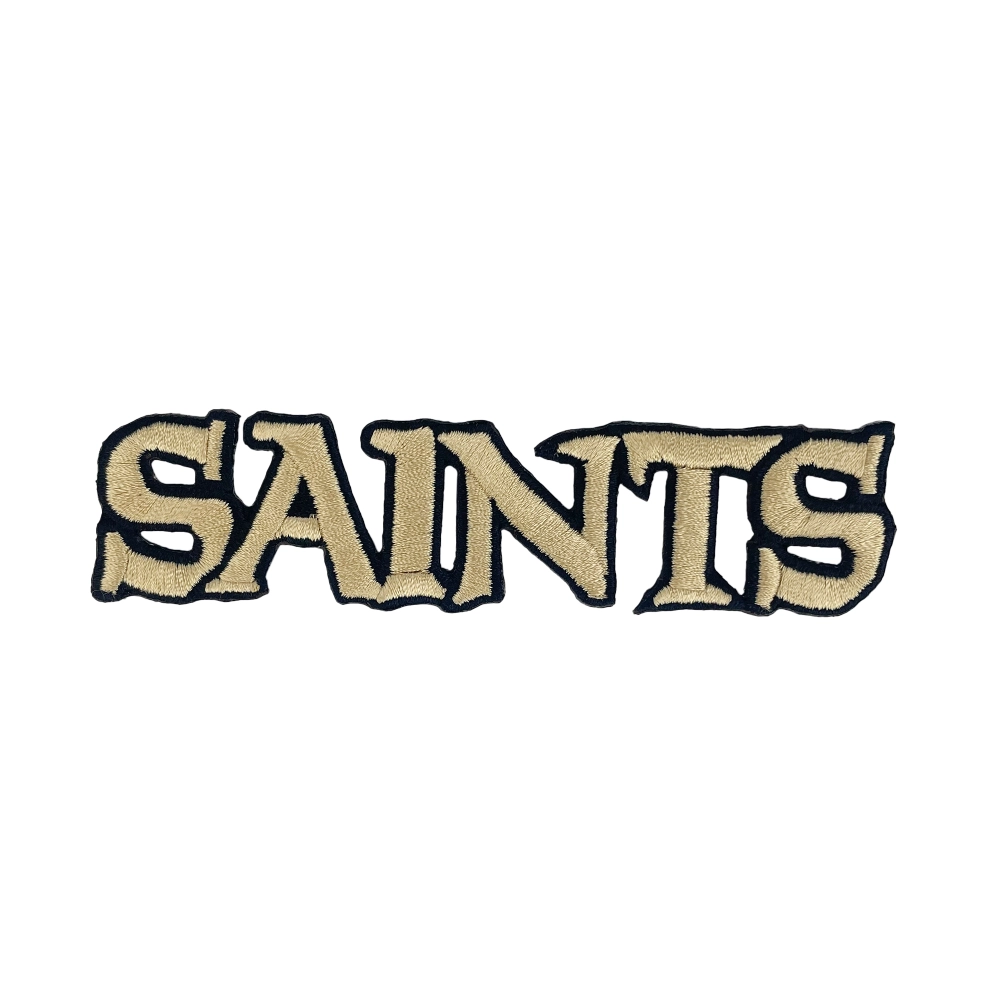 New Orleans Saints Gold Wordmark Patch