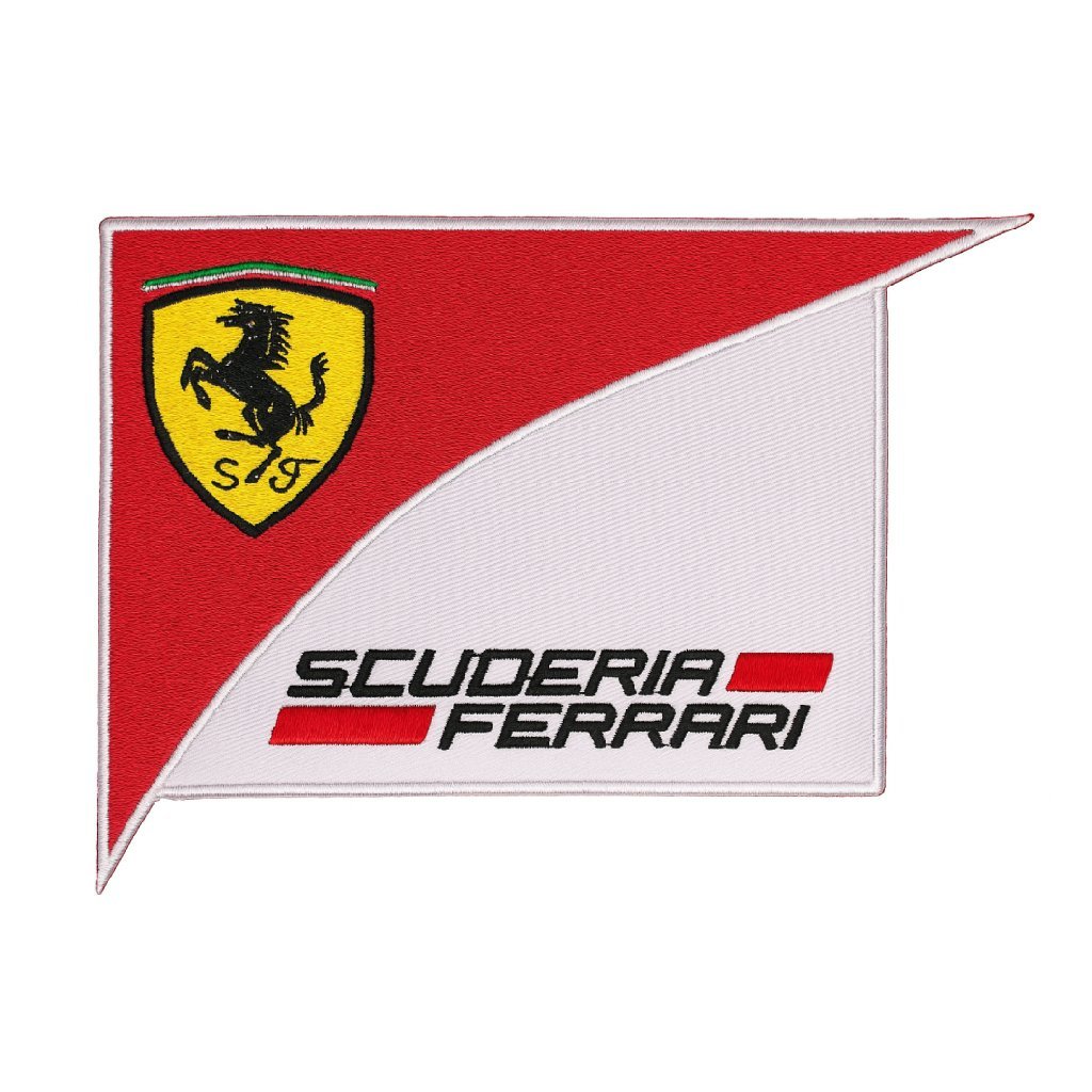Scuderia Ferrari racing flag patch