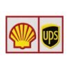 Shell and UPS logo patch