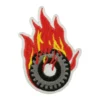 Flaming Racing Tire Patch