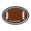 Football soccer brown embroidered patch