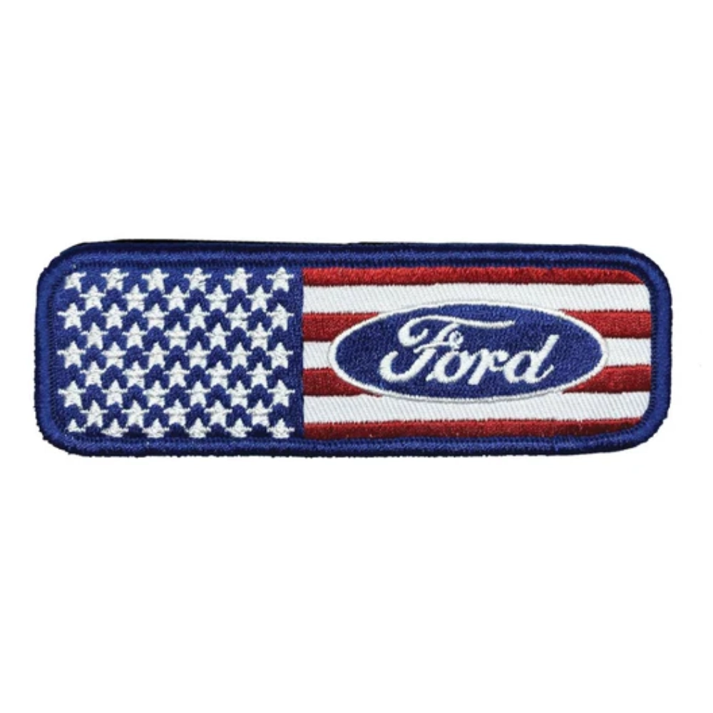 Ford USA Flag Logo Patch