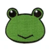 Green Cute Frog Face Patch