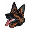 German shepherd alert embroidered patch