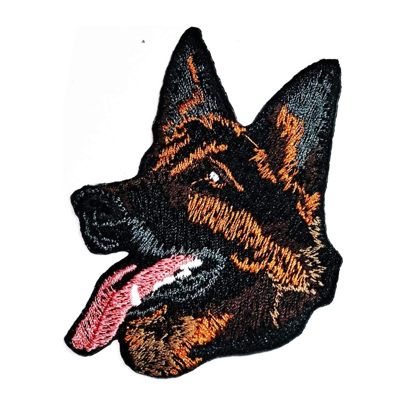 German shepherd alert embroidered patch
