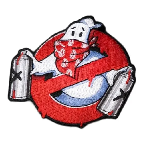 Ghostbusters Graffiti Street Art Patch