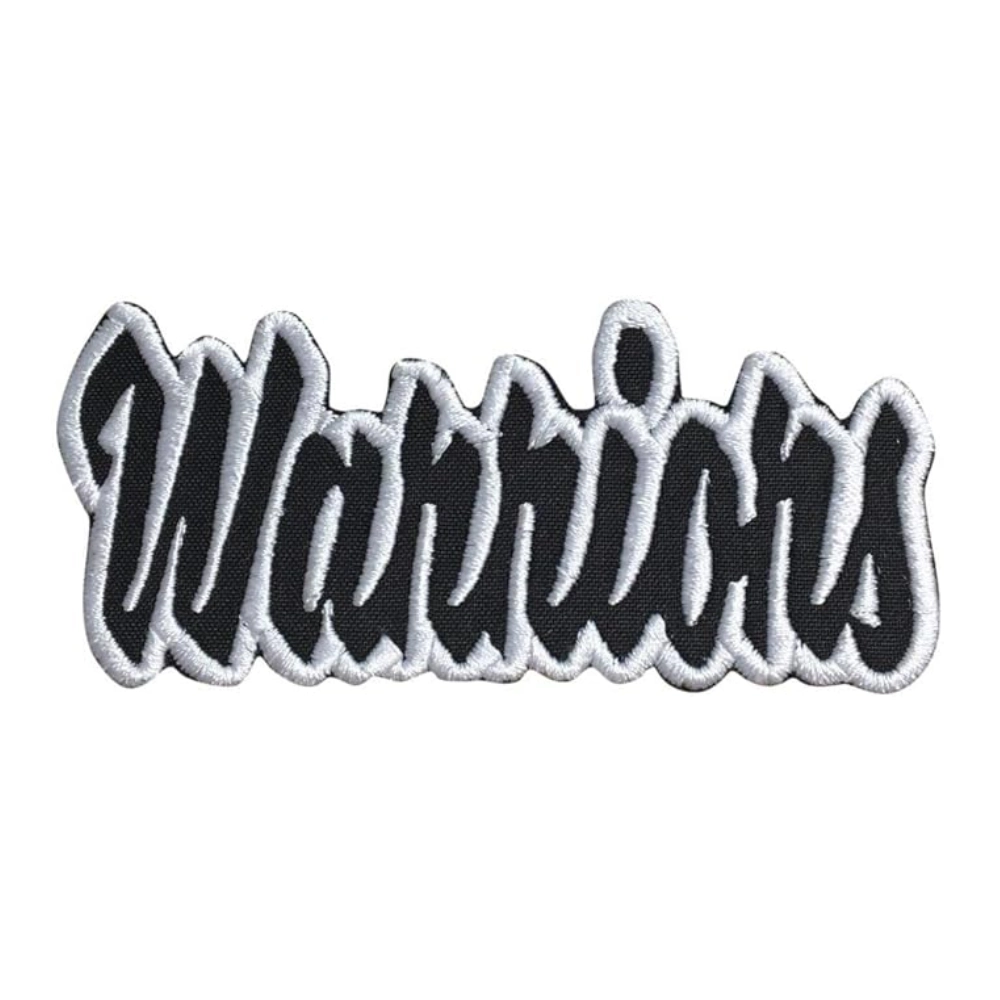 Golden State Warriors Black Script Patch