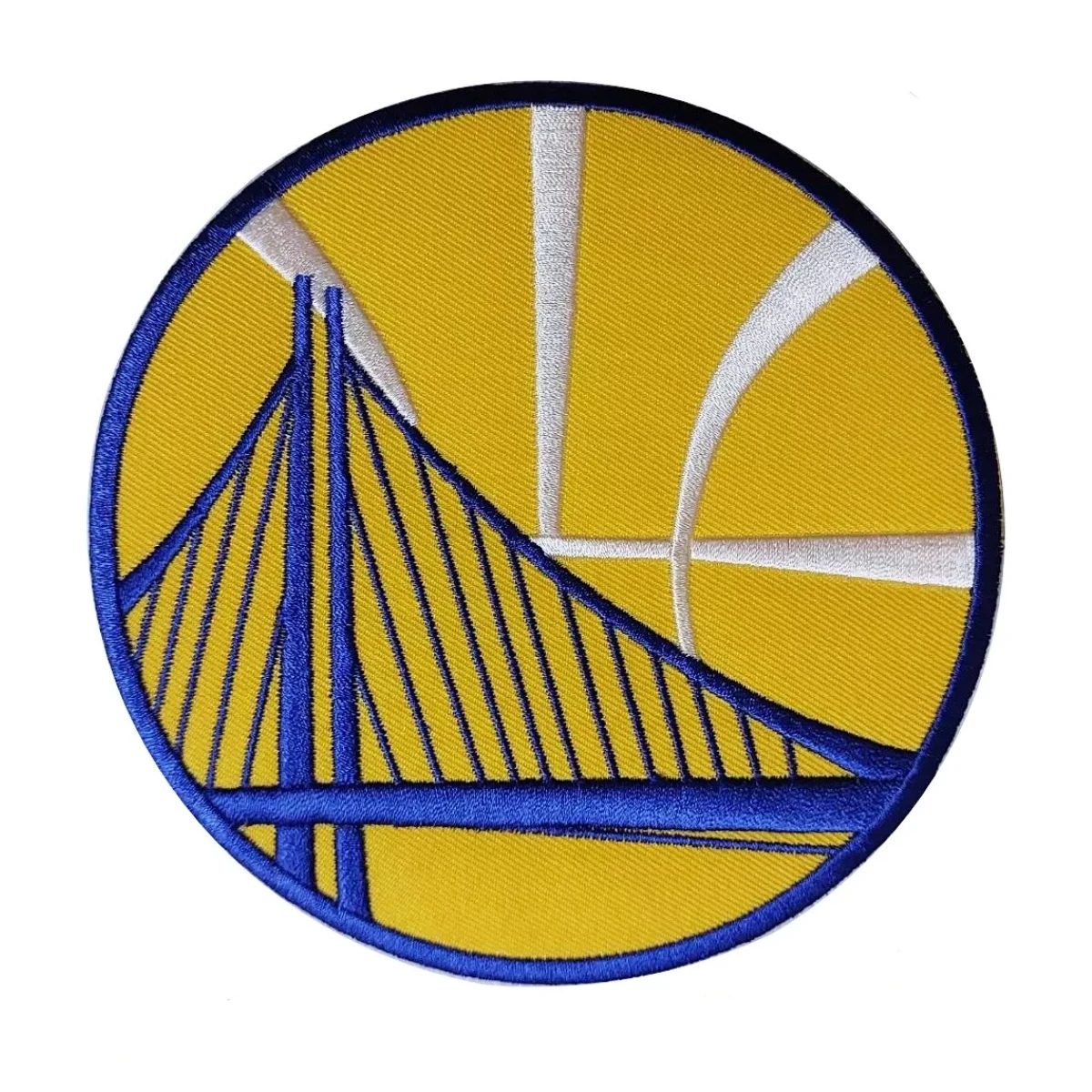 Golden state warriors yellow embroidery patch