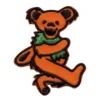 Grateful Dead Orange Dancing Bear Patch