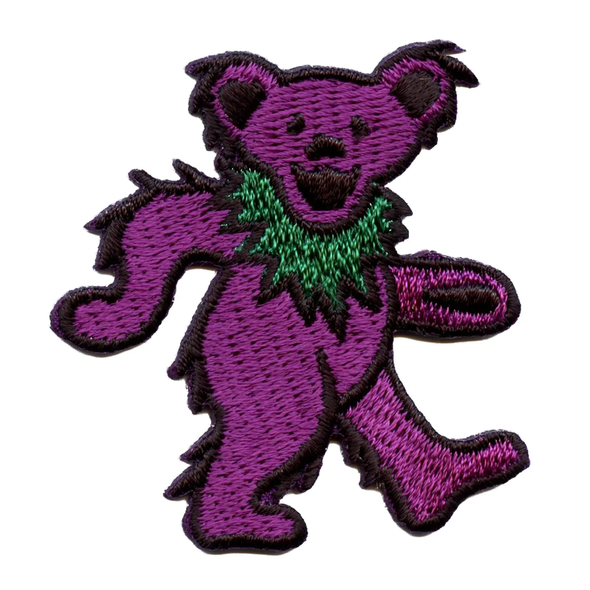 Grateful Dead Purple Dancing Bear Patch