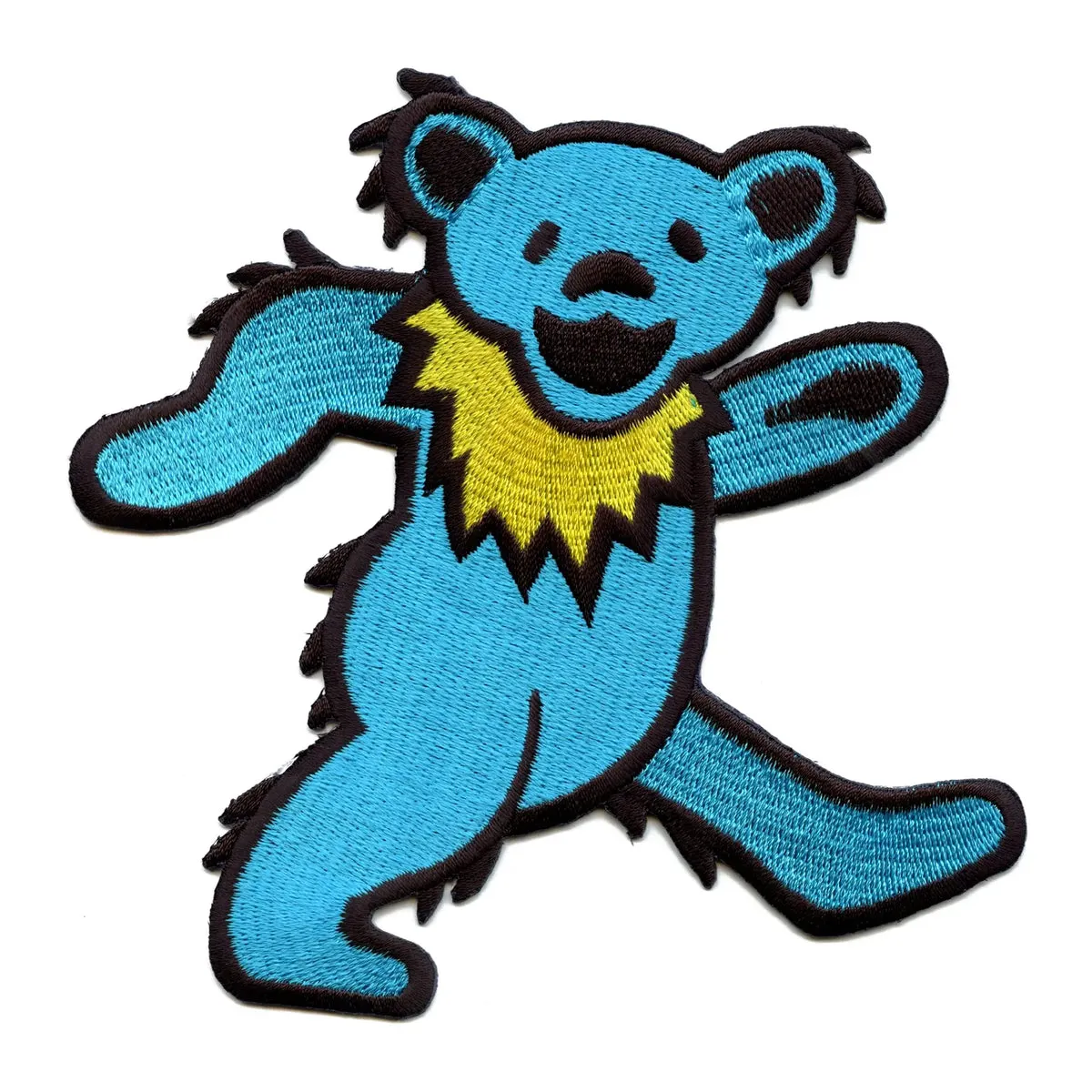 Grateful dead skyblue bear patch
